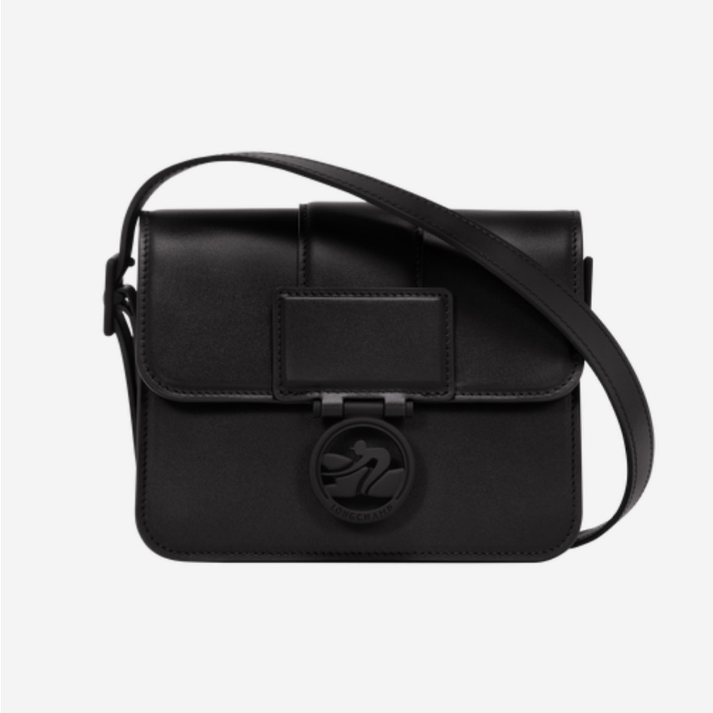 Longchamp Boxtrot Small Black Leather Crossbody Bag. Brand new.